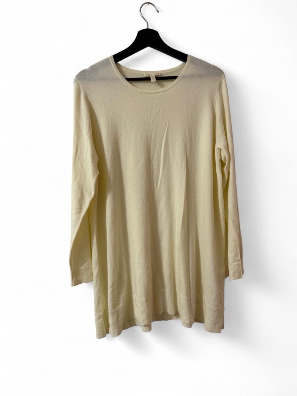 Eileen Fisher Light Cream Long Sleeve Women’s Top